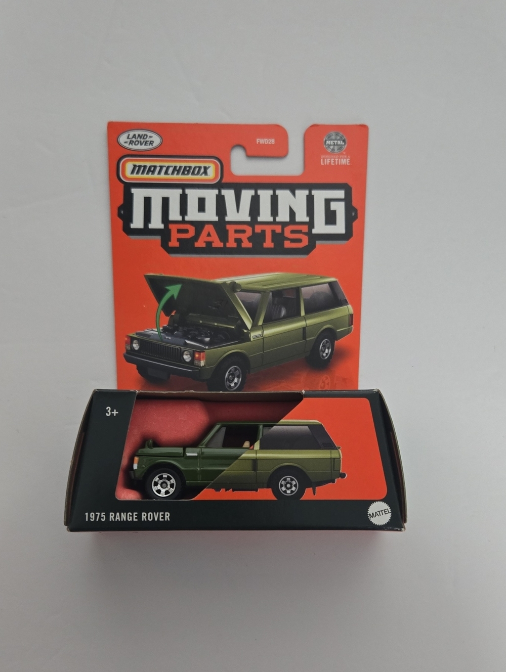 Match Moving Parts 1975 Range Rover Toy - Olive Green
